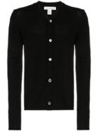 Comme Des Garçons Shirt Buttoned Wool Cardigan - Unavailable
