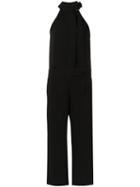 Egrey - Cropped Jumpsuit - Women - Polyester - 42, Women's, Black, Polyester