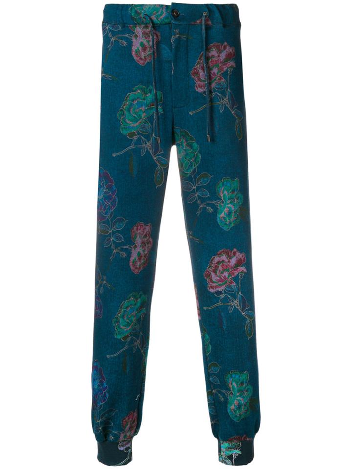 Etro Elasticated Waist Trousers - Blue