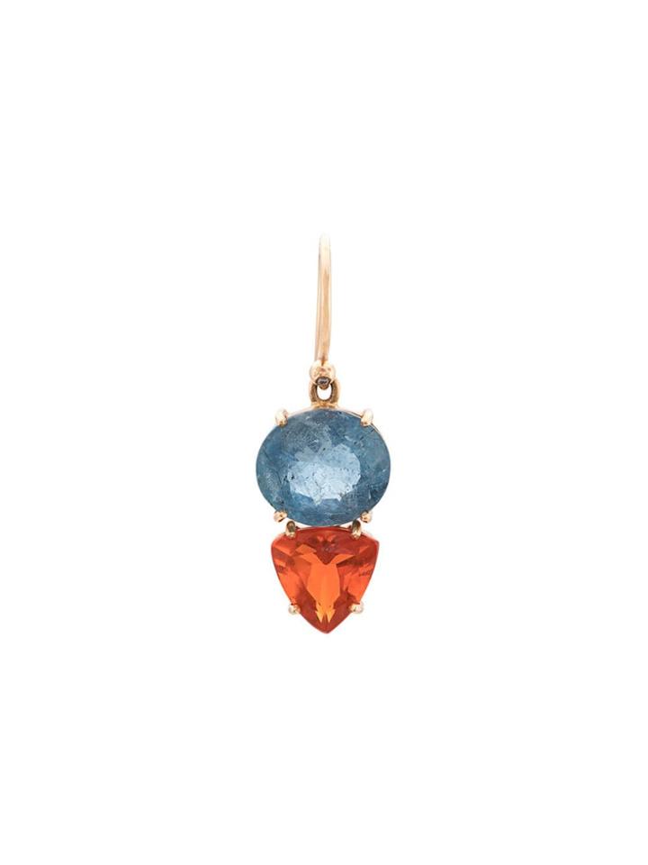 Irene Neuwirth 18kt Rose Gold One-of-kind Aquamarine And Fire Opal
