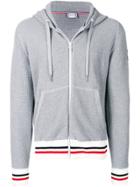 Moncler Gamme Bleu Waffle Knit Hoodie - Grey