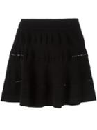 Carven Mini Skirt, Women's, Size: 38, Black, Nylon/spandex/elastane/viscose
