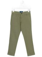 Aston Martin Kids - Classic Chinos - Kids - Cotton/spandex/elastane - 10 Yrs, Boy's, Green