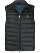 Polo Ralph Lauren Embroidered Logo Quilted Gilet - Black