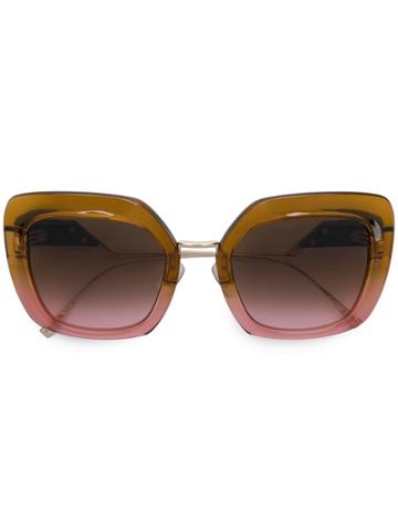 Fendi Eyewear Tropical Shine Sunglasses - Yellow & Orange