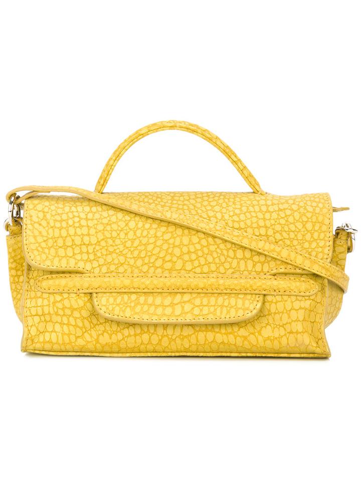 Zanellato Removable Shoulder Strap Tote, Women's, Yellow/orange, Leather
