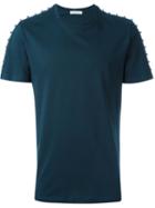 Versace Collection Studded T-shirt, Men's, Size: S, Blue, Cotton