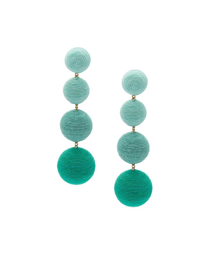 Rebecca De Ravenel Les Bonbons Earrings, Green