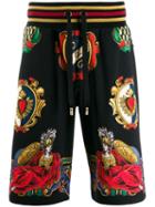Dolce & Gabbana Gladiator Print Shorts - Blue
