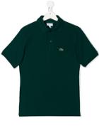 Lacoste Kids Teen Logo Polo Shirt - Green