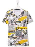 John Galliano Kids Collage T-shirt - White