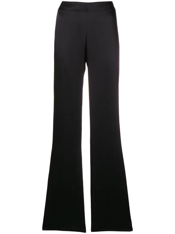 De La Vali Tailored High Waisted Trousers - Black