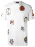 Versace - Ancient Greek Print T-shirt - Men - Cotton - S, White, Cotton
