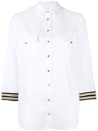 Ballantyne - Embroidered Sleeve Shirt - Women - Cotton - 44, White, Cotton