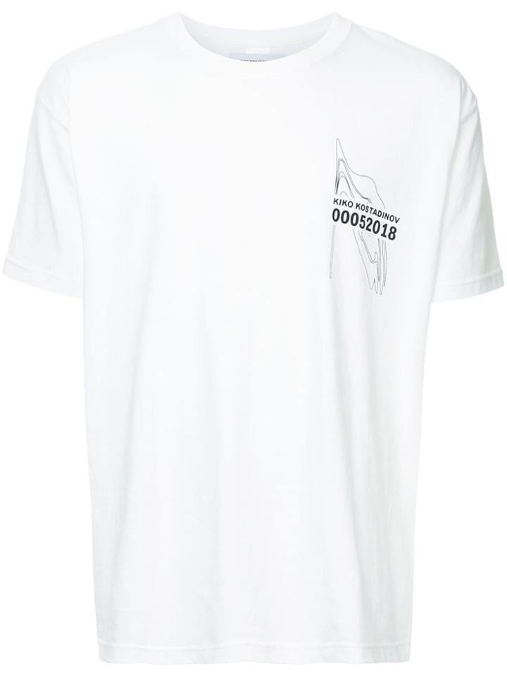 Kiko Kostadinov Logo Print T-shirt - White