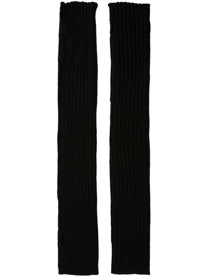 Rick Owens - Arm Warmers - Women - Cashmere - One Size, Black, Cashmere