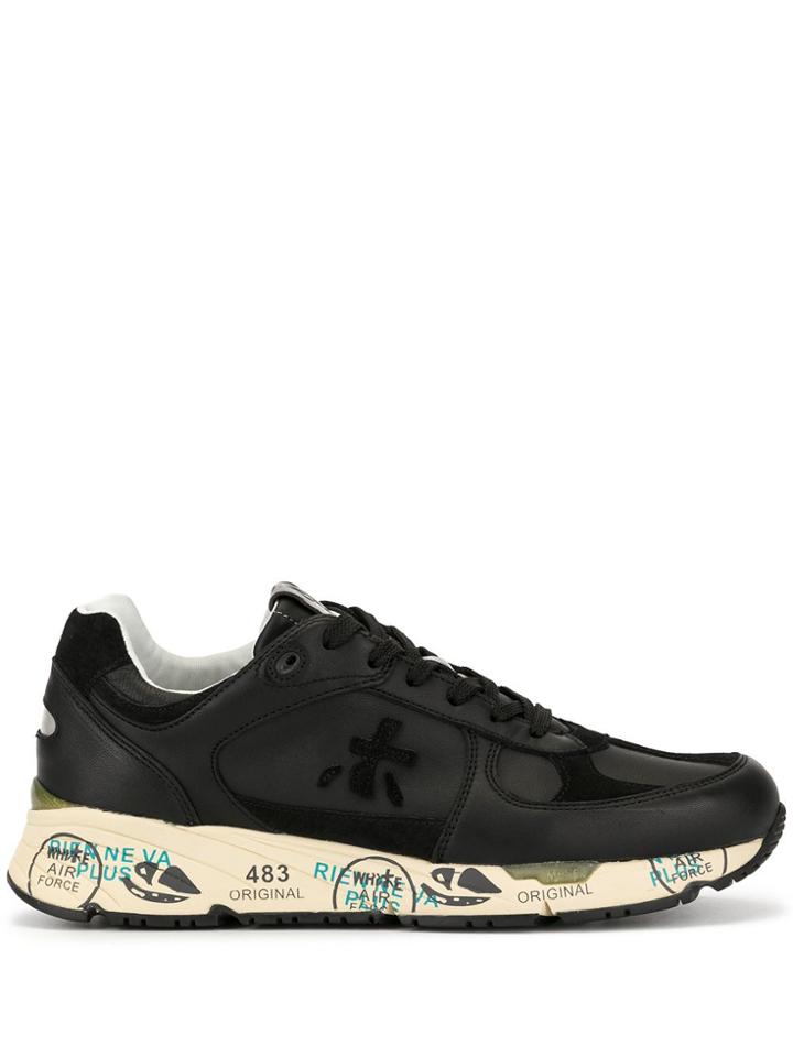 Premiata Mase Logo Trainers - Black