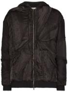 By Walid Cut-and-sew Hooded Jacket - Black