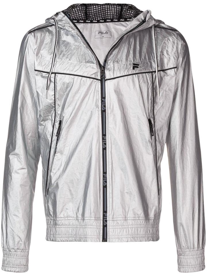 Fila Hooded Zip-up Jacket - White