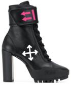 Off-white Moto Booties - Black