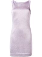 Missoni Shimmer Knit Fitted Dress - Purple