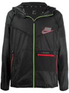 Nike Hooded Sports Jacket - Black