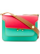 Marni Colour Block Trunk Bag - Red