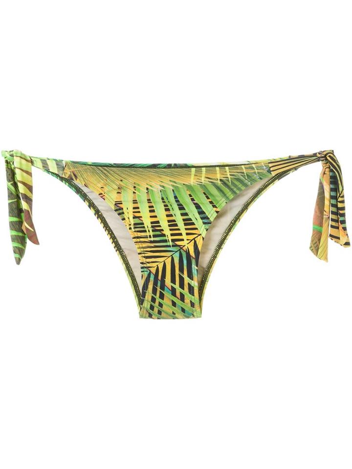 Lygia & Nanny Printed Bikini Briefs, Women's, Size: 46, Yellow, Polyamide/spandex/elastane
