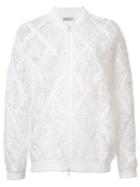 Brunello Cucinelli Embroidered Detail Jacket, Women's, Size: Small, White, Linen/flax/silk