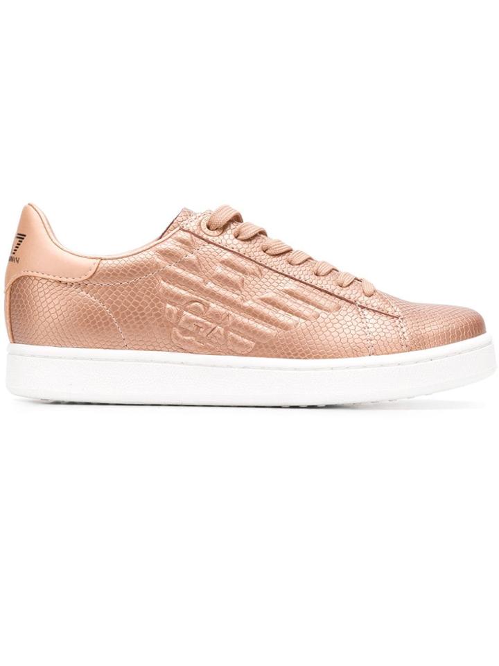 Ea7 Emporio Armani Lace-up Sneakers - Pink