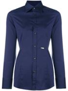 Dsquared2 - Tailored Shirt - Women - Cotton/spandex/elastane - 40, Blue, Cotton/spandex/elastane