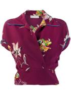 Etro Floral Fitted Blouse - Red