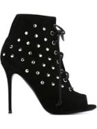 Giuseppe Zanotti Design Jenny Boots, Women's, Size: 39, Black, Suede/leather/metal Other
