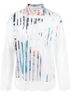 Homme Plissé Issey Miyake Pleated Shirt, Men's, White, Polyester