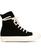 Rick Owens Drkshdw Cyclops Hi-top Sneakers, Men's, Size: 40, Black, Canvas/rubber