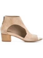 Marsèll Peep Toe Cut-out Ankle Boots - Neutrals