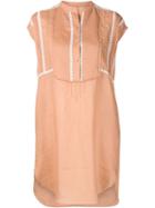 Vanessa Bruno Tunic Dress, Women's, Size: 36, Yellow/orange, Ramie/cotton