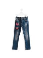 Philipp Plein Kids 'niky' Jeans, Girl's, Size: 10 Yrs, Blue