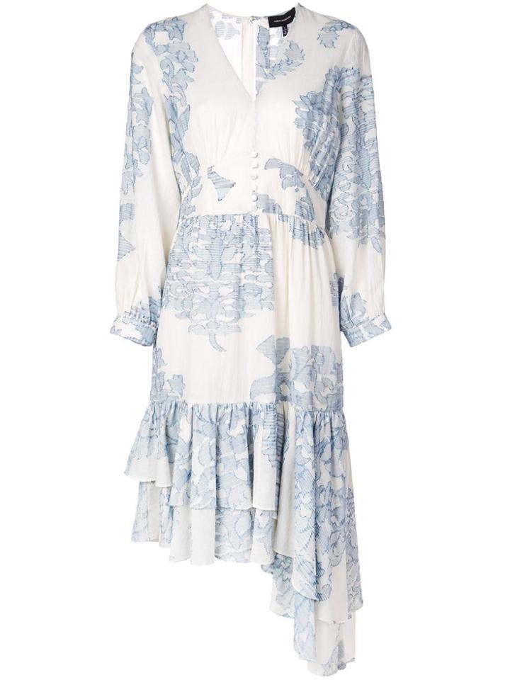 Robert Rodriguez Studio Paisley Floral Print Dress - White