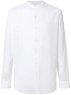 Paolo Pecora Band Collar Shirt - White