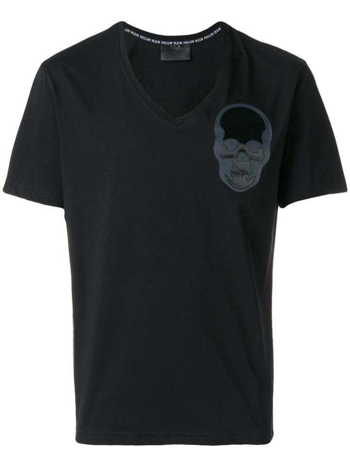 Philipp Plein Skull Patch T-shirt - Black