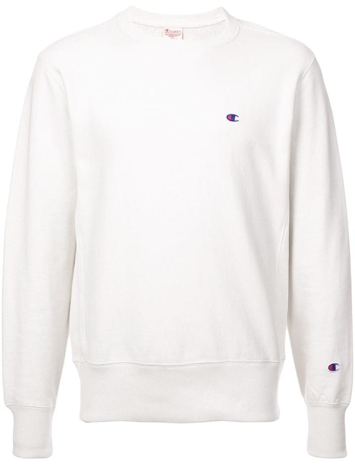 Champion Small Logo Sweatshirt - White