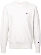 Champion Small Logo Sweatshirt - White