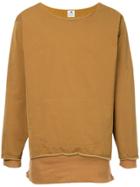 Sasquatchfabrix. Classic Knitted Sweater - Yellow & Orange