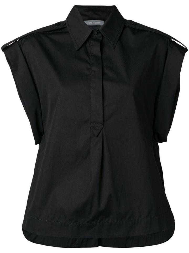 Alberta Ferretti Loose-fit Shirt - Black