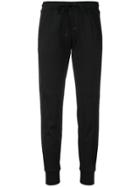Cambio Twill Drawstring Joggers - Black