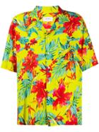 Rhude Tropical Print Shirt - Green
