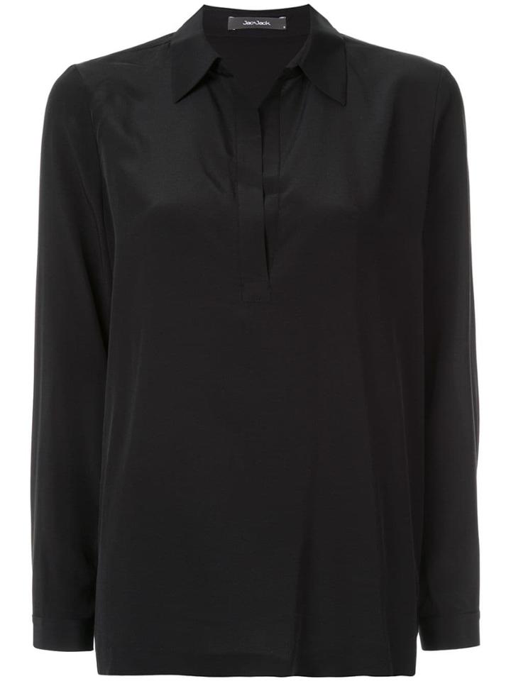 Jac+ Jack Ash Blouse - Black