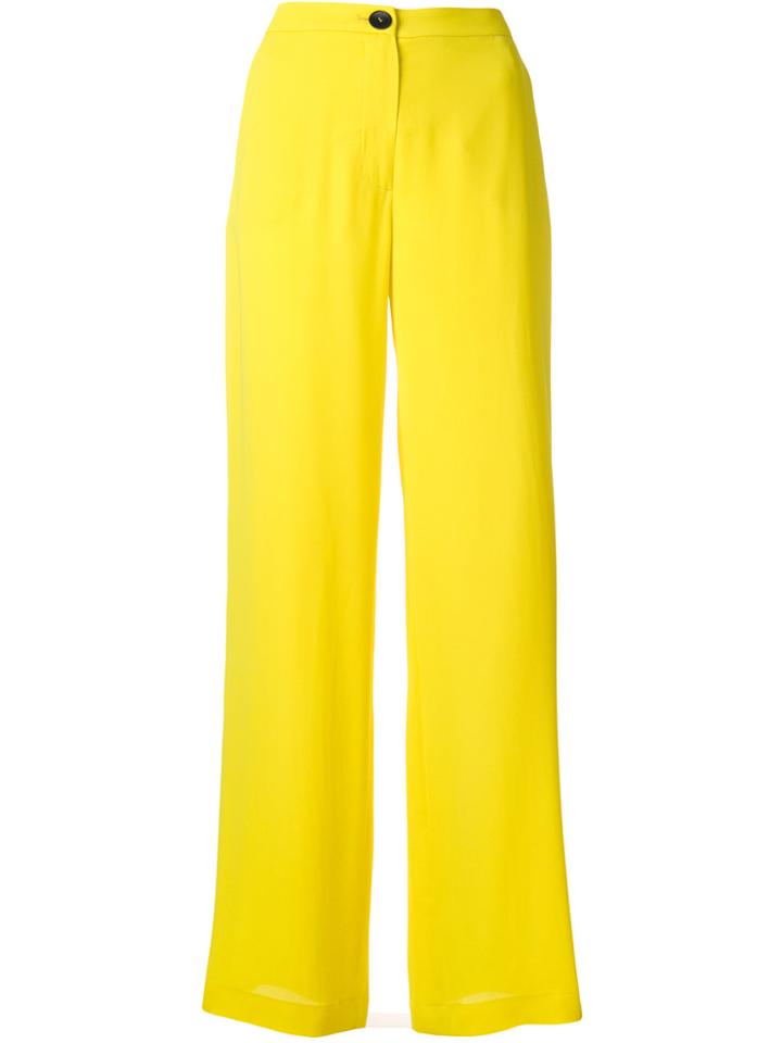 Arthur Arbesser High-waisted Trousers - Yellow & Orange