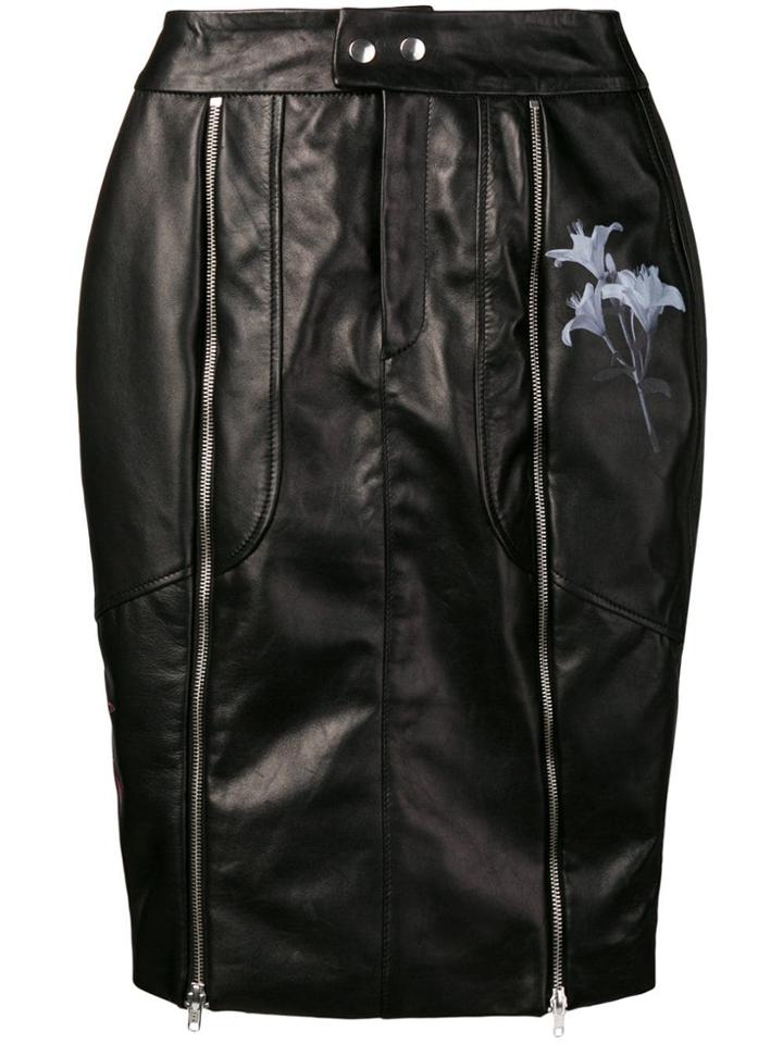 Each X Other Flower Biker Skirt - Black
